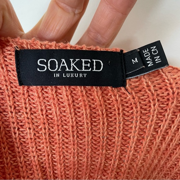 Soaked In Luxury Tuesday Cotton Sweater - Picture 4 of 7